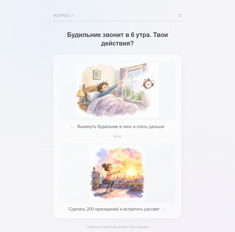 Какой ты сегодня