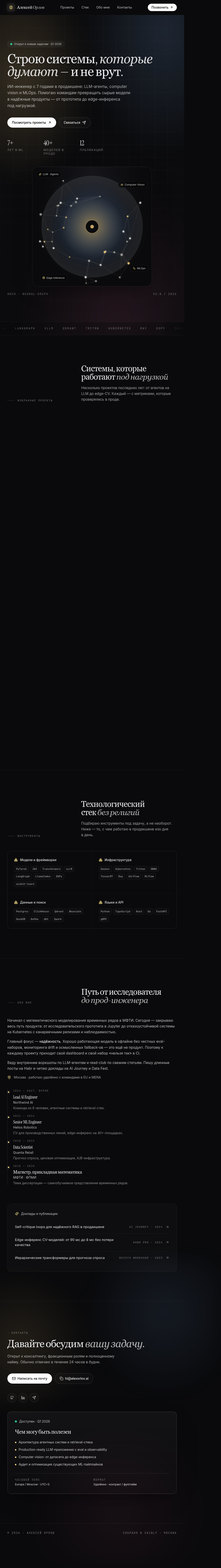 ИИ портфолио